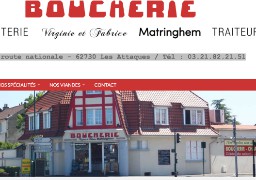 Les Attaques : la boucherie Matringhem est ouverte et livre à domicile !