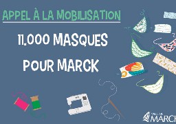 Lancement de l'opération 11 000 masques pour Marck