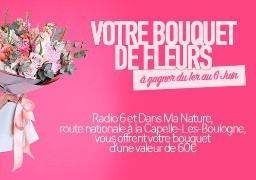 Gagnez votre bouquet de fleurs avec Dans Ma Nature à la Capelle Les Boulogne