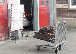 Les sapeurs-pompiers d'Abbeville ont repris leur mouvement de grève