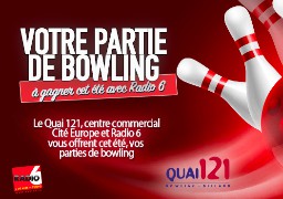 Gagnez votre partie de bowling avec le Quai 121