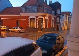 Inondation rue de Valenciennes à Calais