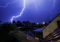 Berck sur mer : un orage s'est déclaré cette nuit et inondé quelques rues. 