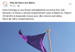 Baignade interdite à Mers les Bains et au Tréport !