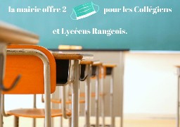 Rang-du-Fliers: la ville offre deux masques aux collégiens et lycéens