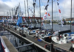 Une trentaine de voiliers pour la Solitaire du Figaro à Dunkerque.