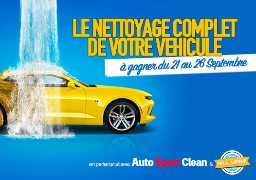 Gagnez le nettoyage complet de votre véhicule avec Auto Sport Clean et Full Vapeur 