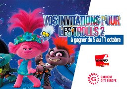 Gagnez vos invitations pour l'avant première du film LES TROLLS 2 au Gaumont Coquelles 