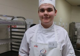 Gauthier Caloin, du lycée hôtelier du Touquet, au Championnat de France du dessert ce mardi