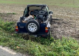 Montreuillois : un automobiliste de 66 ans blessé après une sortie de route à Villiers