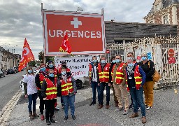 CH Abbeville: la CGT a mené une action de grève ce jeudi matin 