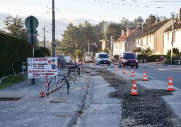 Merlimont: les automobilistes nombreux à s'engager à contresens dans la zone de travaux