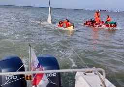 Un voilier chaviré secouru dans le chenal d’accès au port de St-Valery-sur-Somme