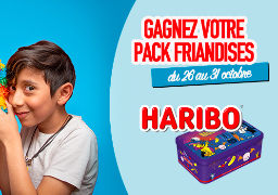 Gagnez votre pack Friandises Halloween avec Haribo