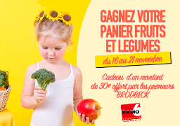 Gagnez votre panier de fruits et légumes avec les primeurs Brodbeck