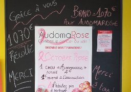 1070 euros pour Audomarose grâce aux gougouttes 