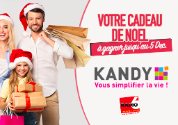 Vos cadeaux de Noël à gagner avec les magasins Kandy