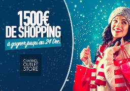 Grand jeu de Noël - 1500€ de shopping à gagner avec le Channel Outlet Store