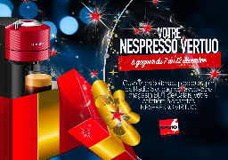 Grand jeu de Noël - But à Calais vous offre une Nespresso Vertuo