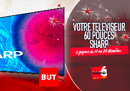 GRAND JEU DE NOEL - But vous offre votre téléviseur 4K - 60 pouces de la marque Sharp - 699€