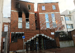 Calais: un incendie se déclare au 2e etage d'un immeuble du centre-ville