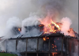 Huby-Saint-Leu : une maison en bois détruite par un incendie !