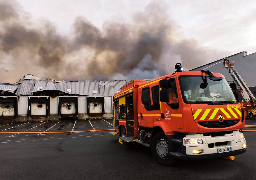 Bailleul : impressionnant incendie à l’entreprise de transports Caillot