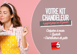 Gagnez votre KIT CHANDELEUR : crêpière à main, spatule et distributeur de pâte.