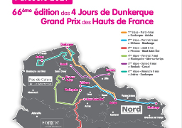 Cyclisme : Les 4 jours de Dunkerque dévoilent le parcours 2021.