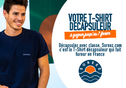 Décapsulez avec classe avec Soreez.com ! Gagnez votre T-Shirt décapsuleur