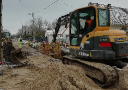 A Ardres, les travaux rue des Rainettes avancent bien