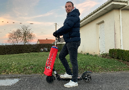 Les habitants de Balinghem peuvent se faire livrer leur pain et autres viennoiseries en trottinette 