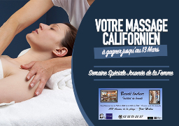 Configame - Détendez-vous avec ce massage Californien offert par Beauté Bonheur à Fort Mahon