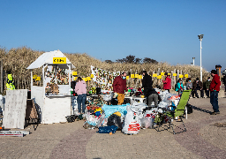 Plus de 500 kg de déchets récoltés par Les Chalets Castor à Bleriot-plage