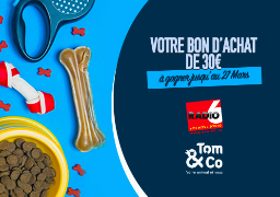 Gagnez 30€ à dépenser chez Tom & Co à Calais / Coquelles et Boulogne Sur Mer