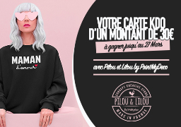 Gagnez 30€ avec Pilou & Lilou by Printmydeco en écoutant Radio 6