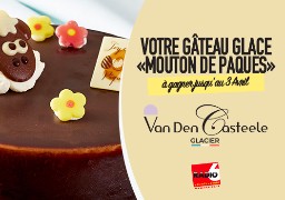 Gagnez votre mouton de pâques avec les glaciers Van Den Casteele 