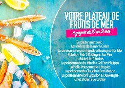 Gagnez votre plateau de fruits de mer avec nos poissonneries partenaires