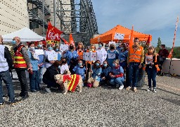 Manifestation des soignants du service réanimation de l'hôpital de Calais