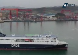 Le nouveau navire de la compagnie maritime DFDS a quitté aujourd’hui la Chine pour rejoindre la France