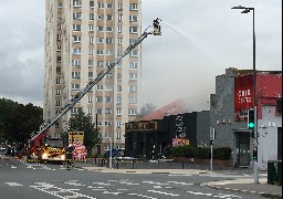 Dunkerque : incendie en cours au magasin « Maison de la literie » 