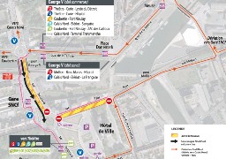 Des travaux durant un mois entre l'hôtel de ville et Calais Nord.