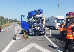 Accident spectaculaire sur l’A16 dans le sens Dunkerque/Calais