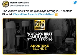 L' Anosteké, une bière du Nord sacrée meilleur bière blonde au monde !