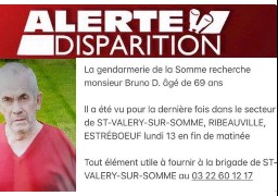 La gendarmerie de la Somme recherche un homme de 69 ans