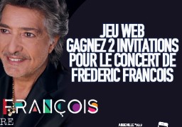 Gagnez vos invitations pour Frédéric François au Scénéo le 03.10