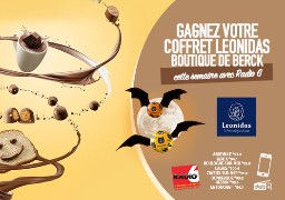 A l'occasion de son anniversaire, la boutique Léonidas à Berck vous offre votre coffret de chocolats