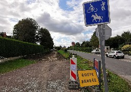 La Traverse du Ponthieu en cours de rénovation entre St Riquier et Abbeville