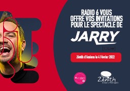 Gagnez 2 invitations pour le spectacle de Jarry au Zénith d'Amiens