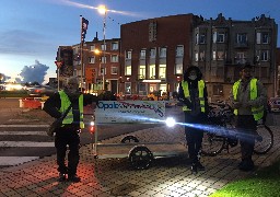 A Calais, Opale Vélo Services sensibilise les cyclistes à leur visibilité sur la route